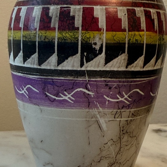 Artisan Multicolor Vase - Picture 4 of 7